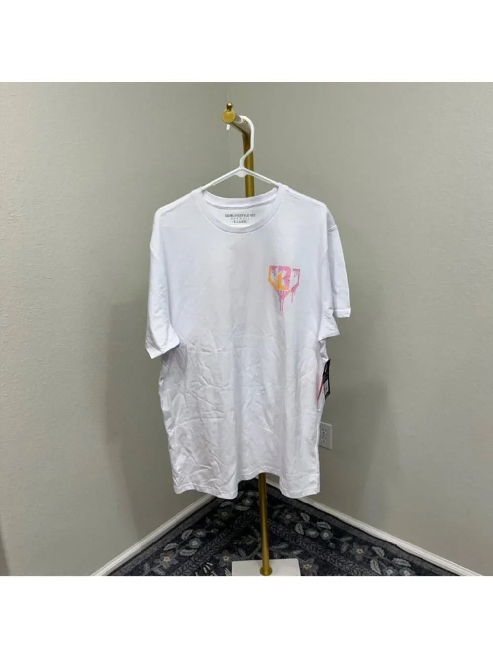 Baseball Lifestyle 101 Strawberry Ice Cream Short Sleeve T Shirt Mens XL NEW - Picture 4 of 6